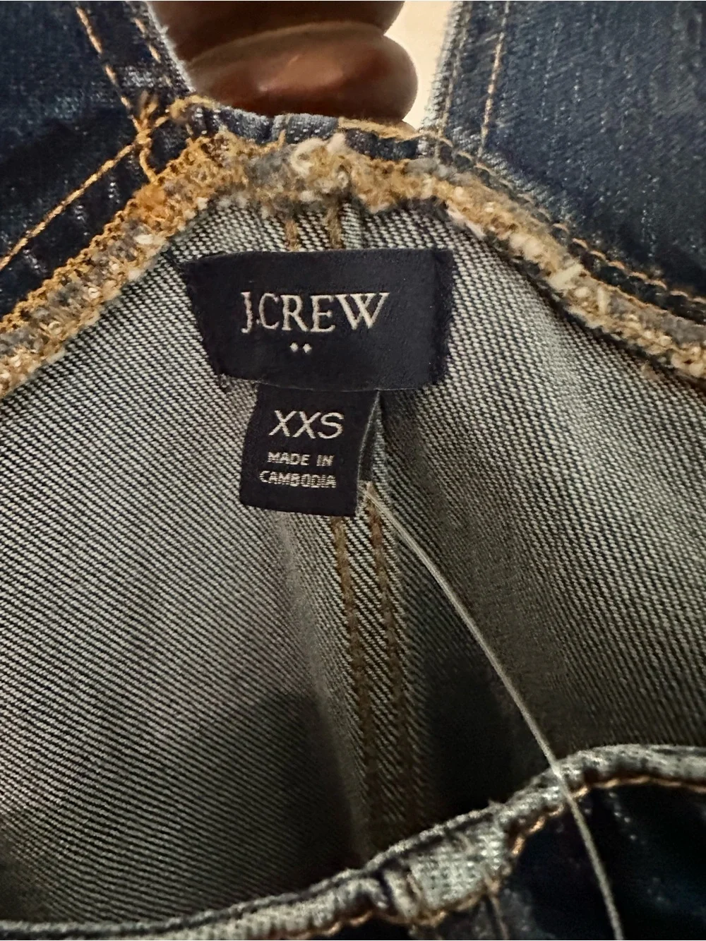 J. Crew Dark Blue Denim Overalls